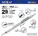 ดินสอกด 2 มม. Seikai [สีเงิน]